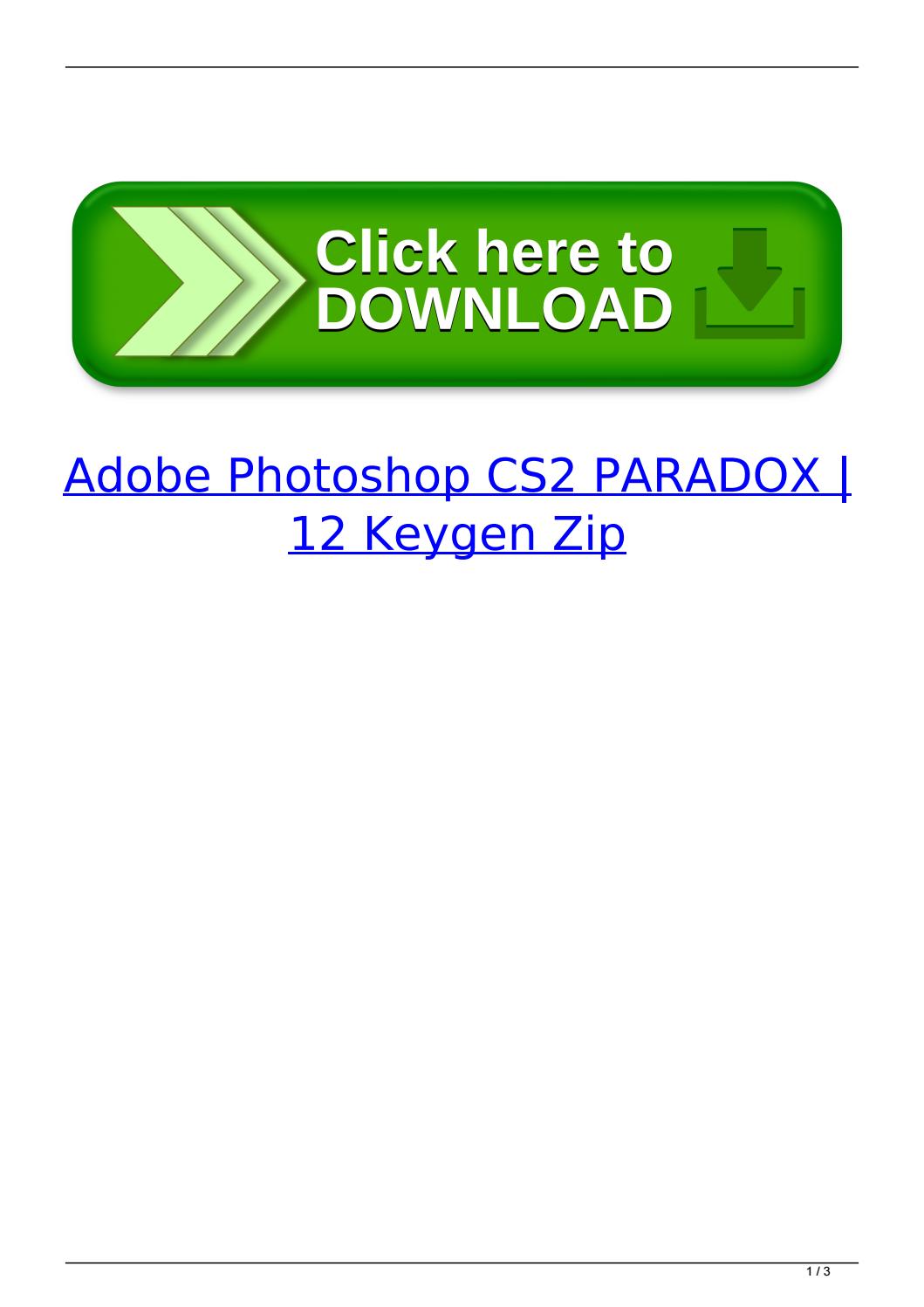 paradox adobe photoshop cs2 keygen